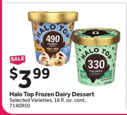 Stop&Shop Halo Top Frozen Dairy Dessert offer