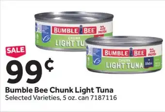 Stop&Shop Bumble Bee Chunk Light Tuna offer