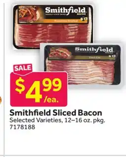 Stop&Shop Smithfield Sliced Bacon offer