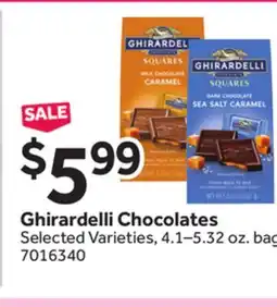 Stop&Shop Ghirardelli Chocolates offer