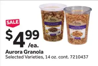 Stop&Shop Aurora Granola offer