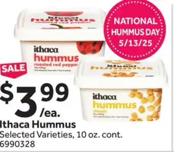 Stop&Shop Ithaca Hummus offer