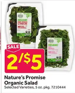 Stop&Shop Nature's Promise Organic Salad offer