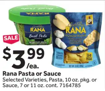 Stop&Shop Rana Pasta or Sauce offer
