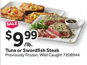 Stop&Shop Tuna or Swordfish Steak offer