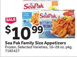 Stop&Shop Sea Pak Family Size Appetizers offer