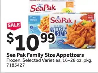 Stop&Shop Sea Pak Family Size Appetizers offer
