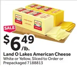 Stop&Shop Land O Lakes American Cheese offer