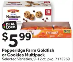 Stop&Shop Pepperidge Farm Goldfish or Cookies Multipack offer