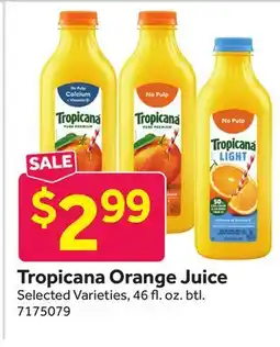 Stop&Shop Tropicana Orange Juice offer