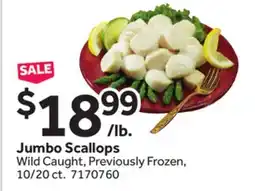 Stop&Shop Jumbo Scallops offer