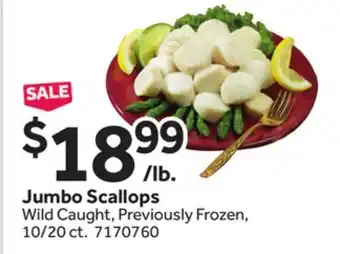 Stop&Shop Jumbo Scallops offer