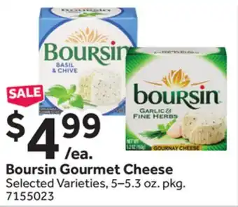 Stop&Shop Boursin Gourmet Cheese offer