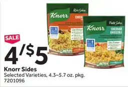 Stop&Shop Knorr Sides offer