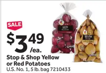 Stop&Shop Stop & Shop Yellow or Red Potatoes offer