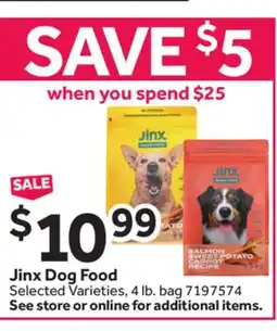 Stop&Shop Jinx Dog Food offer