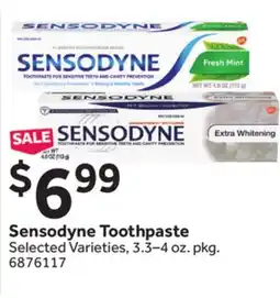 Stop&Shop Sensodyne Toothpaste offer