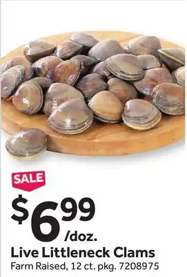 Stop&Shop Live Littleneck Clams offer