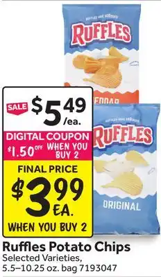 Stop&Shop Ruffles Potato Chips offer