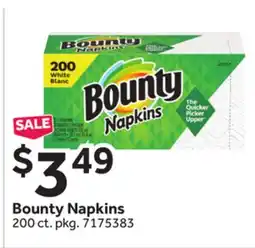Stop&Shop Bounty Napkins offer