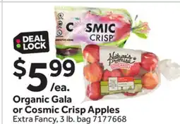 Stop&Shop Organic Gala or Cosmic Crisp Apples offer