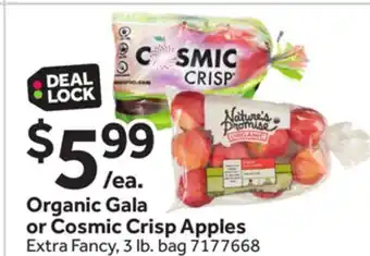 Stop&Shop Organic Gala or Cosmic Crisp Apples offer