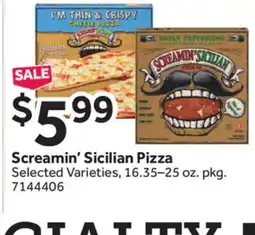 Stop&Shop Screamin' Sicilian Pizza offer