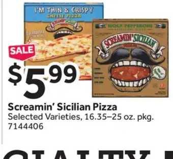 Stop&Shop Screamin' Sicilian Pizza offer