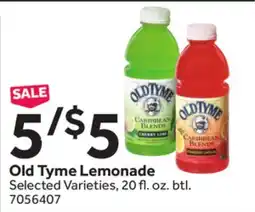 Stop&Shop Old Tyme Lemonade offer