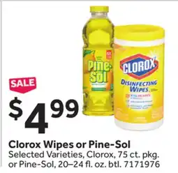 Stop&Shop Clorox Wipes or Pine-Sol offer