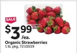 Stop&Shop Organic Strawberries offer