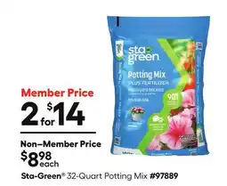 Lowe's Sta-Green 32-Quart Potting Mix offer