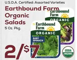 DeCicco & Sons Earthbound Farm Organic Salads offer