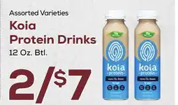 DeCicco & Sons Koia Protein Drinks offer