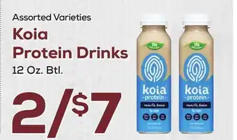 DeCicco & Sons Koia Protein Drinks offer