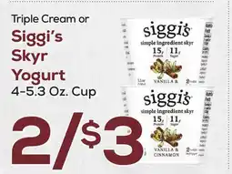 DeCicco & Sons Siggi's Skyr Yogurt offer