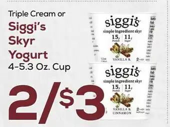 DeCicco & Sons Siggi's Skyr Yogurt offer