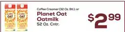 DeCicco & Sons Planet Oat Oatmilk 52 Oz. Cntr offer