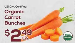 DeCicco & Sons Organic Carrot Bunches offer