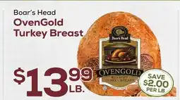 DeCicco & Sons Boar's Head OvenGold Turkey Breast offer
