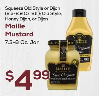 DeCicco & Sons Maille Mustard, 7.3-8 Oz. Jar offer