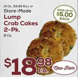 DeCicco & Sons Lump Crab Cakes 2-Pk offer