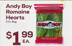 DeCicco & Sons Andy Boy Romaine Hearts offer