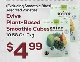 DeCicco & Sons Evive Plant-Based Smoothie Cubes offer
