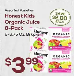 DeCicco & Sons Honest Kids Organic Juice 8-Pack offer