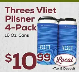 DeCicco & Sons Threes Vliet Pilsner 4-Pack offer