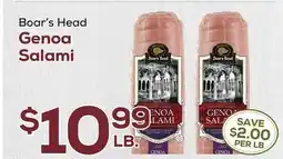 DeCicco & Sons Boar's Head Genoa Salami offer