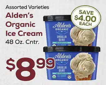 DeCicco & Sons Alden's Organic Ice Cream offer