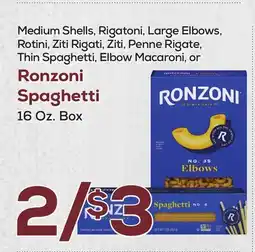DeCicco & Sons Ronzoni Spaghetti offer