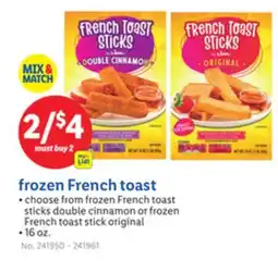 Lidl frozen French toast offer